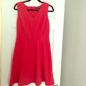 American Living Textured V Neck Dress